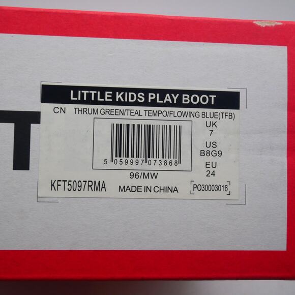 NEW Hunter Play Boots Little Kids Toddler Size 8 Thrum Green Teal UK 7 - Picture 9 of 12